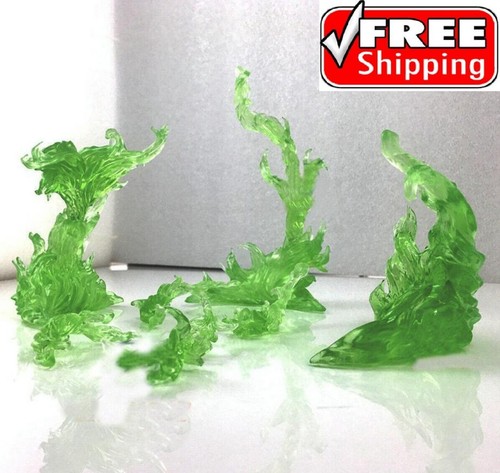 Effect burning flame - effect, green