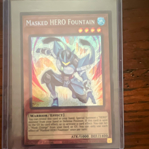 Konami masked hero fountain - masked,